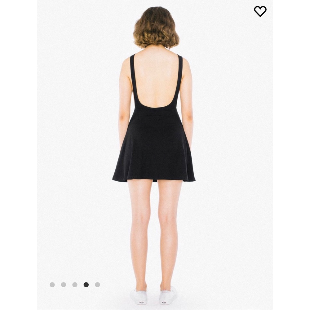 American Apparel Black Skater Dress - Picture 3 of 6